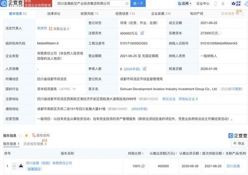 四川發(fā)展航空產(chǎn)投集團(tuán)增資至40億 聚焦自有資金投資，引領(lǐng)航空產(chǎn)業(yè)新征程